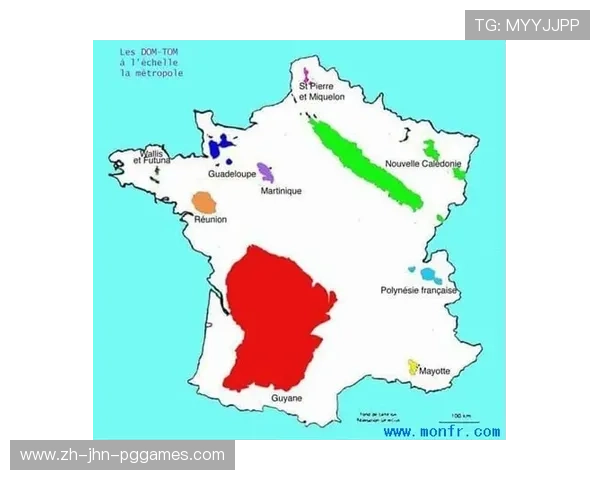 法甲球队在法国地图上的分布位置